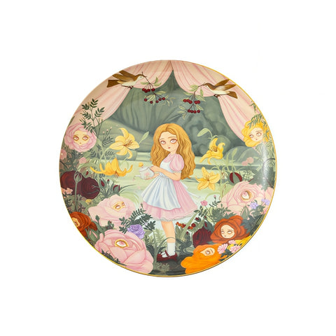 Stechcol Qilililisi 8-Inch Bone China Plate