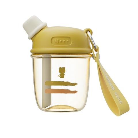 Cocosmile DUDU 530ml Tritan Water Bottle with Straw & Dustproof Lid
