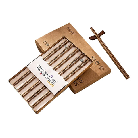 Natural Chopsticks with 12% Moisture Control for Anti-Mold & Durability