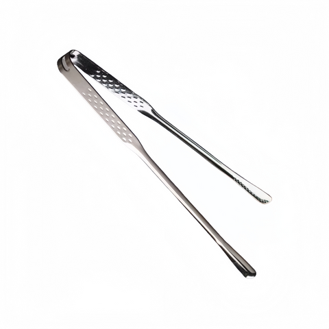 MDZF 304 Stainless Steel BBQ Grill Tongs with Anti-Slip Handle and Diamond Grip