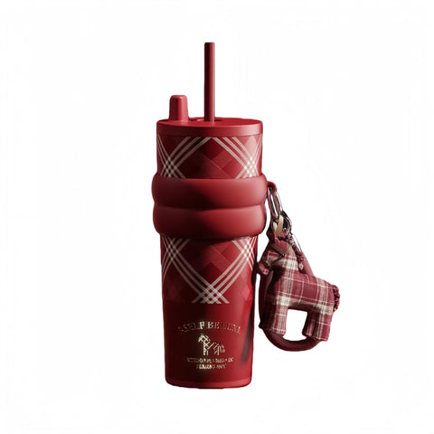 Sidagar 710ml Insulated Stainless Steel Water Bottle with Ceramic Coating, Luxury Horse Year Limited Edition Gift Box Set