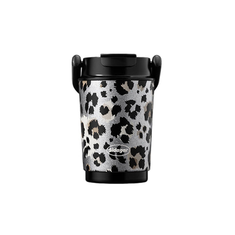 Sidagar Leopard Print Insulated Tumbler with Handle