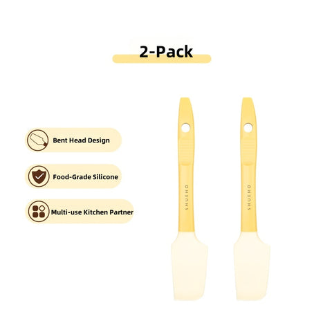 Multifunctional Silicone Jar Scraper & Can Opener - Curved Zero-Waste Kitchen Tool, Food-Grade, Compact Design for Bottles and Cans