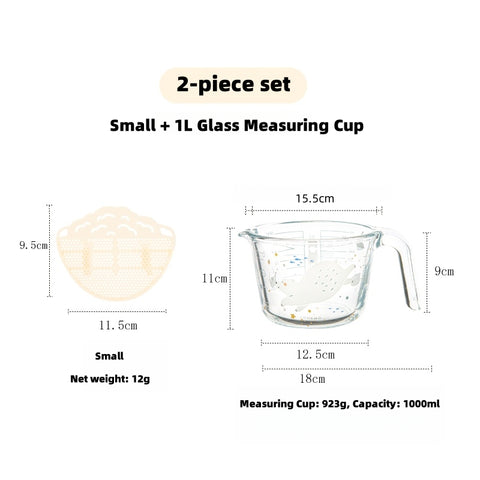 Universal Removable Strainer Lid - Fine Mesh Filter for Bowls & Cups｜BPA-Free, Dishwasher Safe｜Small/Medium/Large (Fit 9.5-18cm Containers)
