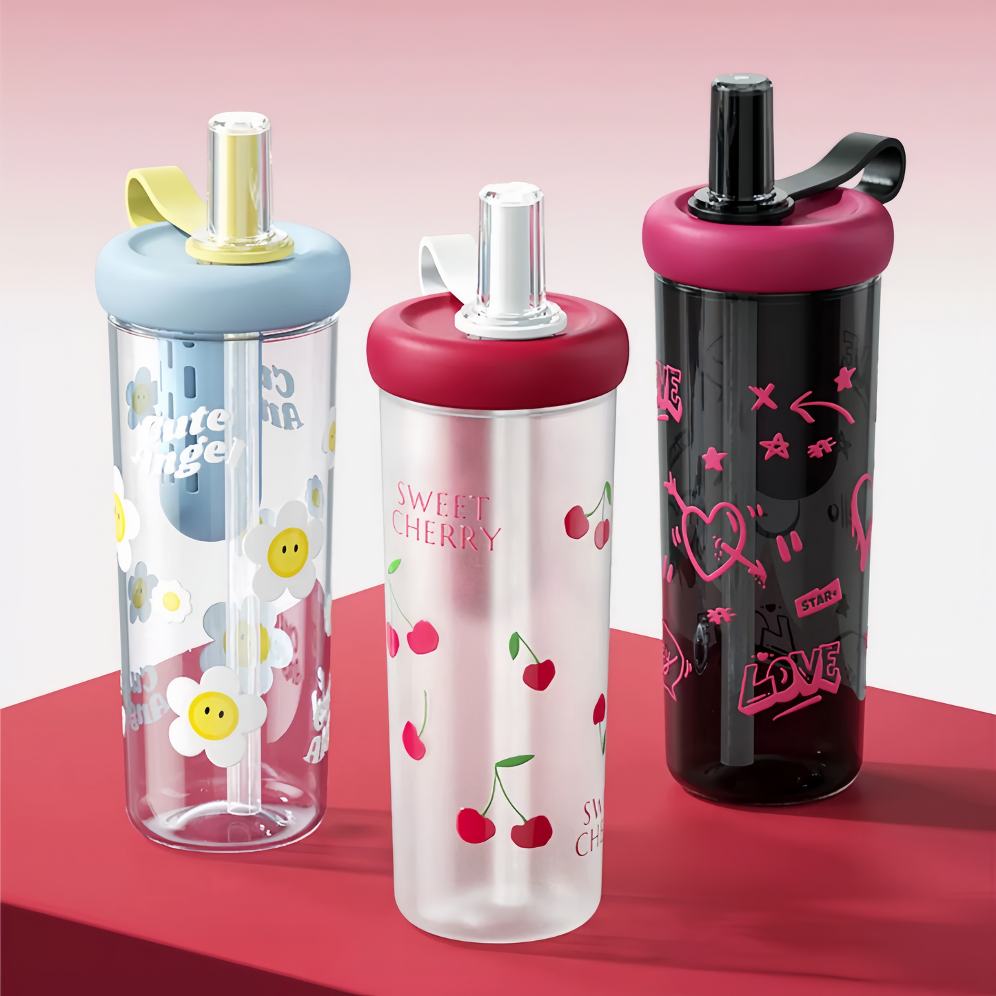 STAR+ Summer Water Straw Cup 800ml