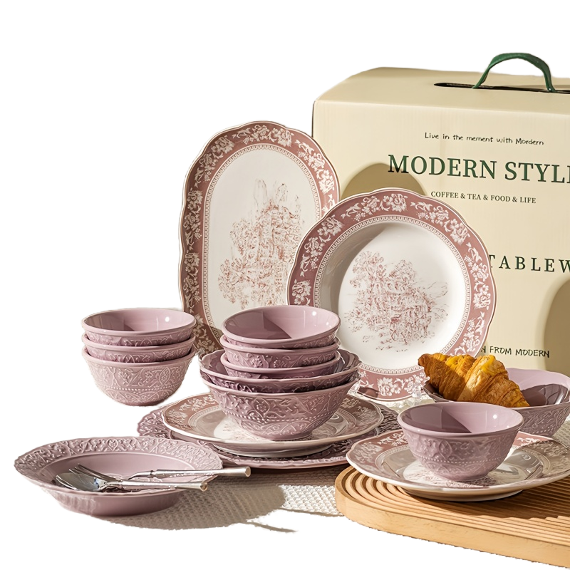 elegant romantic porcelain tableware