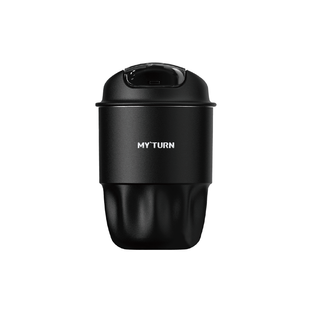 MY TURN Premium Insulated Coffee Cup – 316 Stainless Steel, Leak-Proof, One-Hand Operation, 260ml/450ml (Award-Winning Design for Car & Travel)