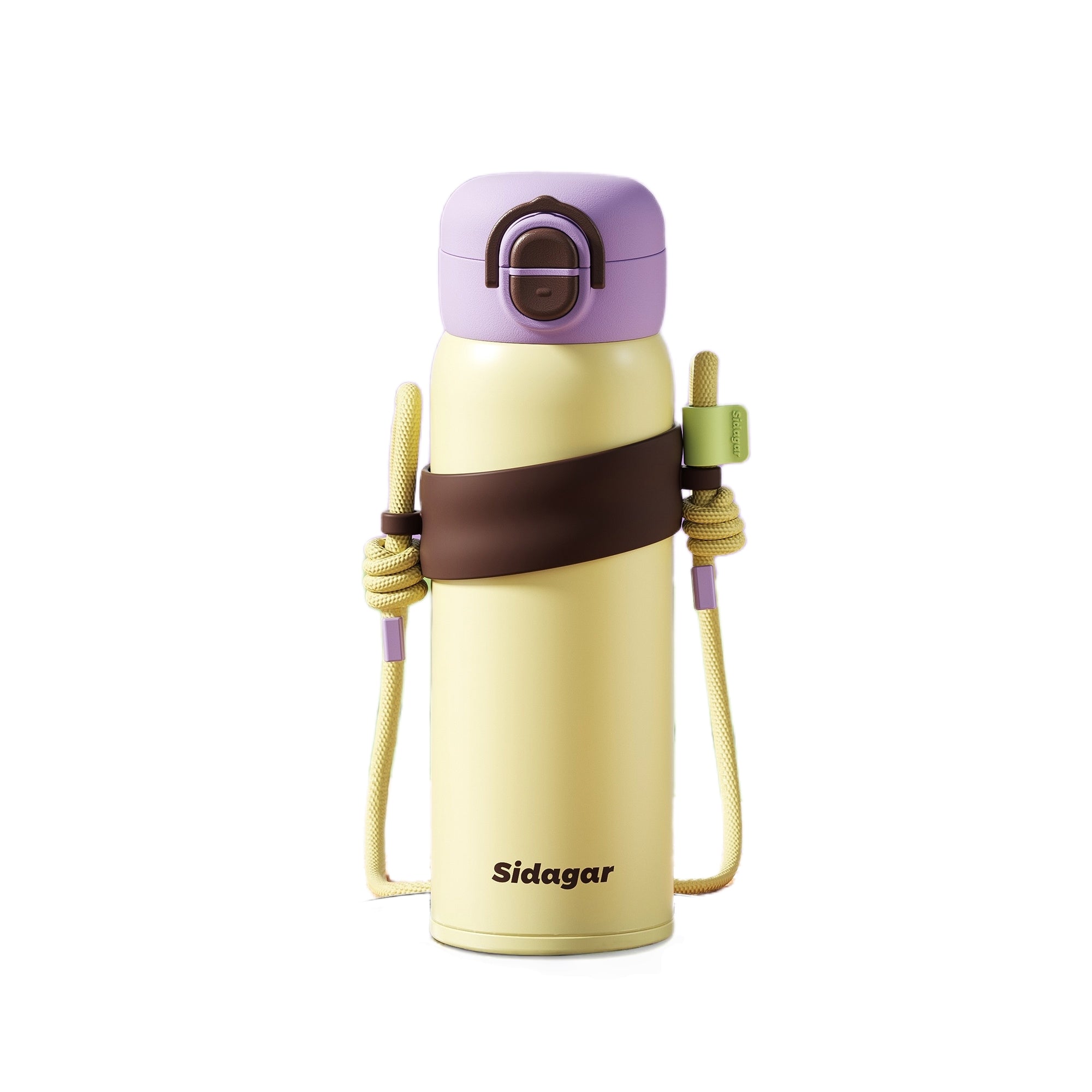 Sidagar Young Blood Cup - 500ml Leak Proof Insulated Stainle Steel Travel Tumbler with Strap