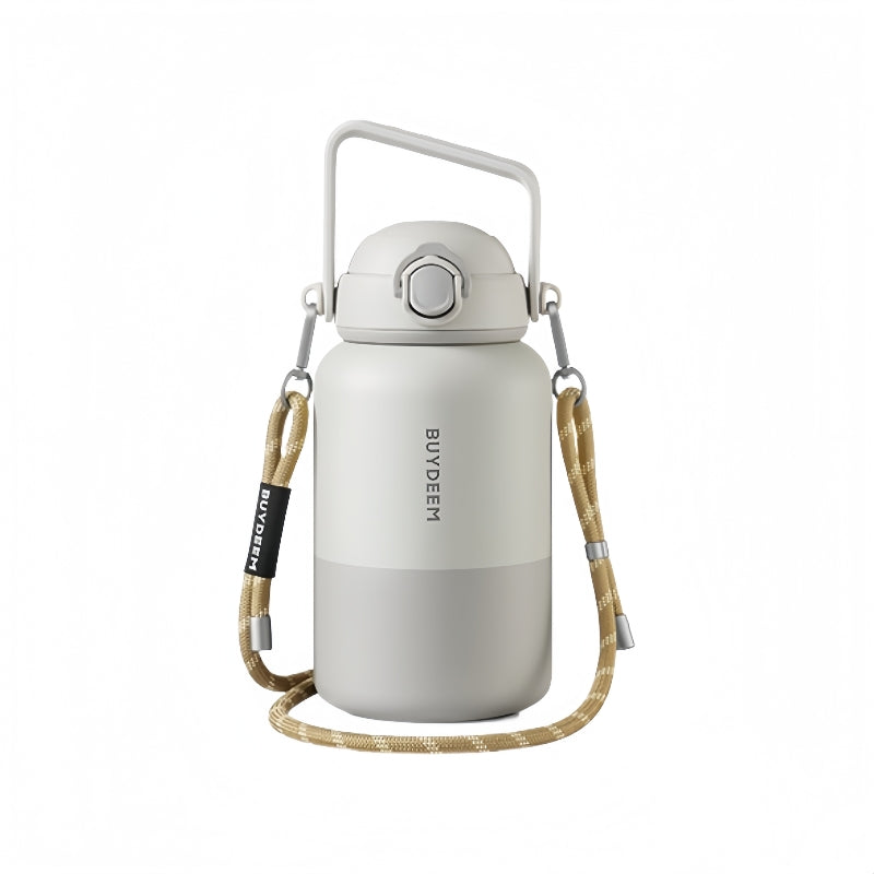 BUYDEEM 12H Stainless Steel Vacuum Insulated Tumbler with Straw