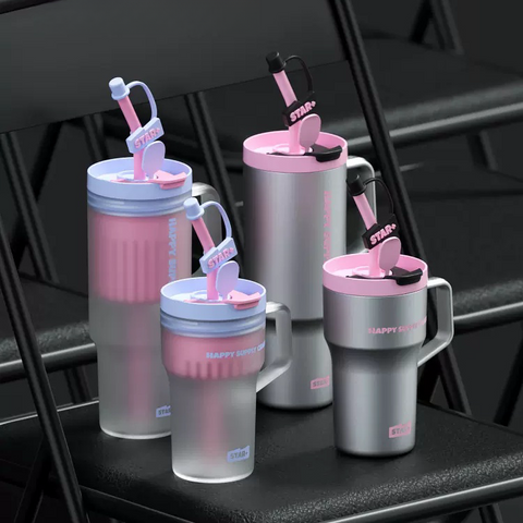 STAR+ Dopamine Straw Cup Water Bottle 600/1200ml