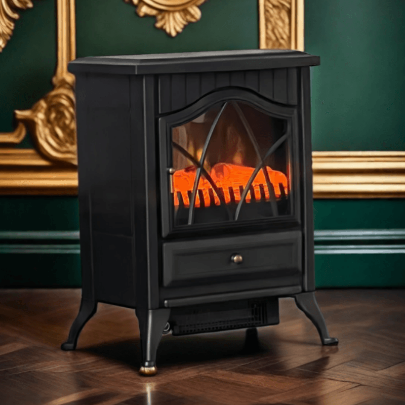 SUSHITE Electric Fireplace Heater 220v-240v For Europe