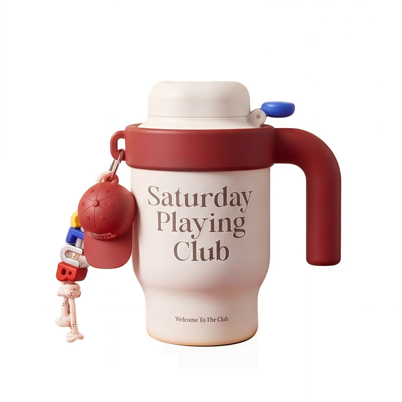 Sidagar Workday Club 590ml Ceramic-Lined Straw Tumbler