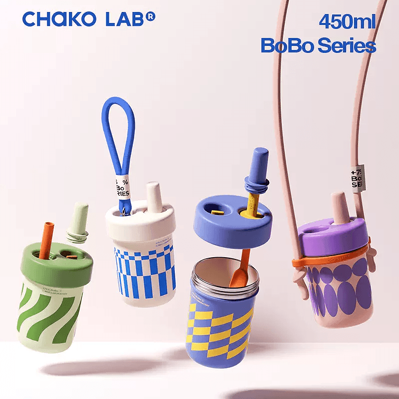 CHAKO LAB Ceramic Insulated BOBO Straw Cup 450ml