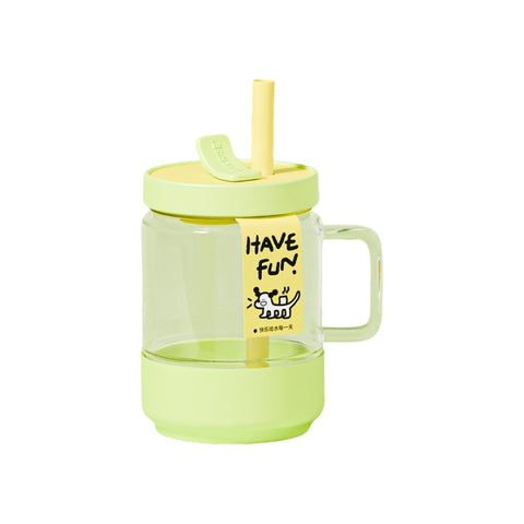 EVERCRISE Big Sip Fun Tumbler - "Drink Water Happily" slogan
