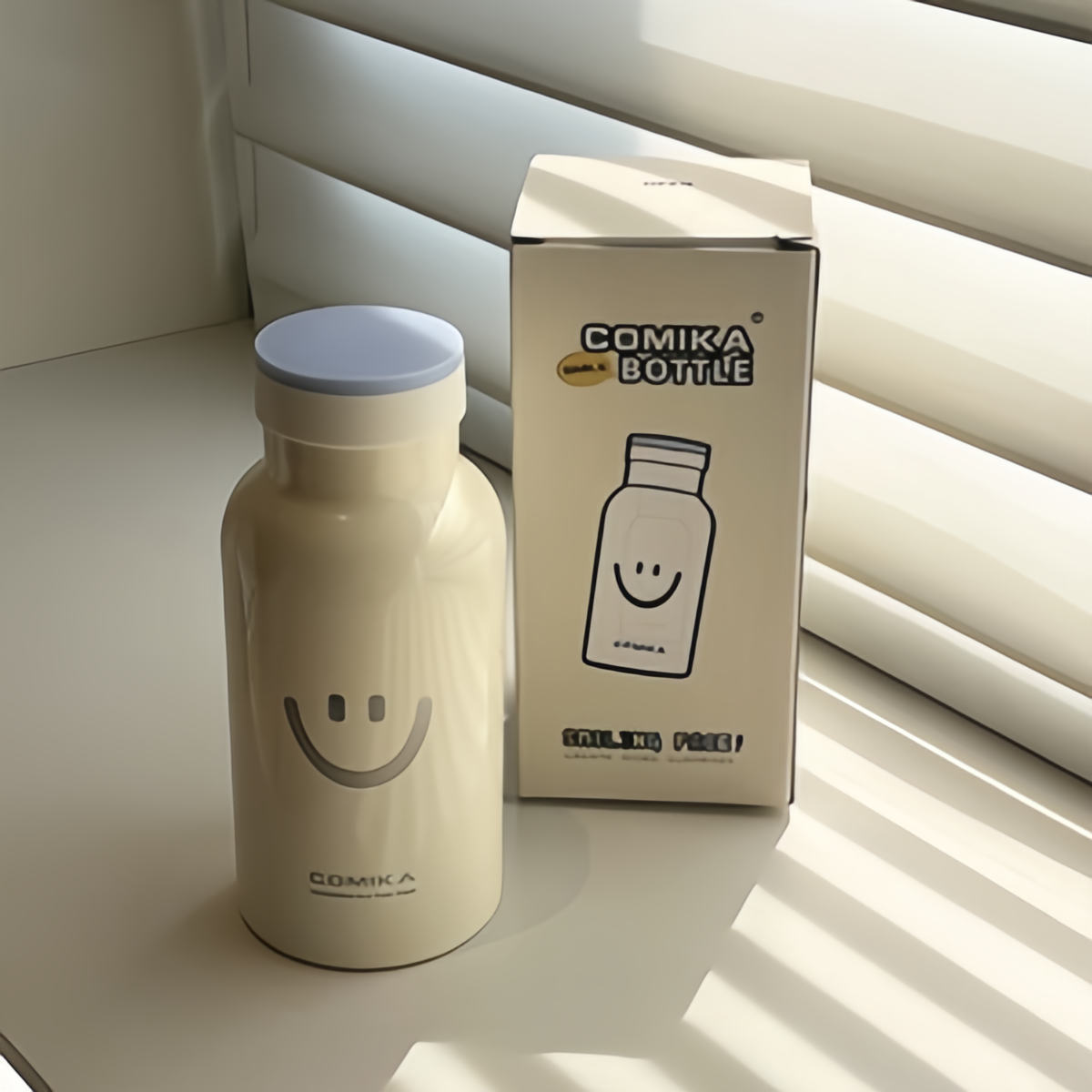 COMIKA Smile Face Thermal Bottle 360ml