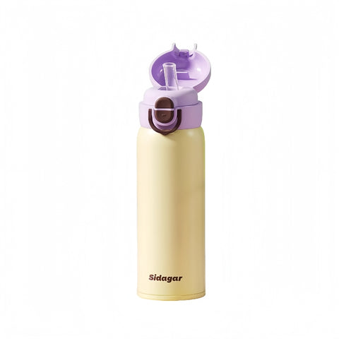 Sidagar Young Blood Cup - 500ml Leak Proof Insulated Stainle Steel Travel Tumbler with Strap