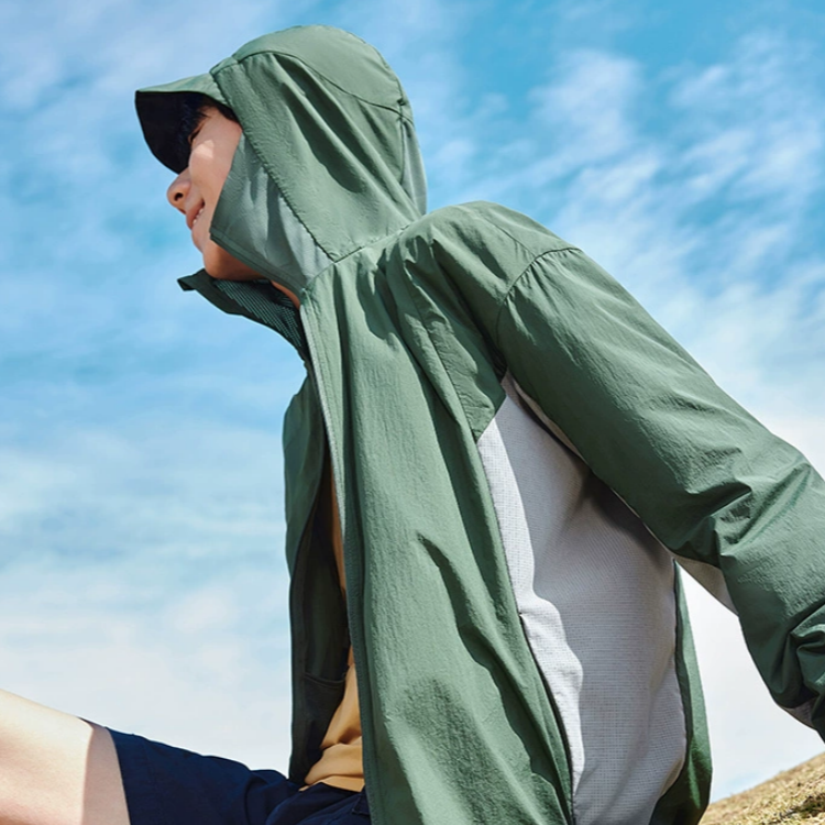 Beneunder Men's Breathable Sun Protection Jacket UPF50+