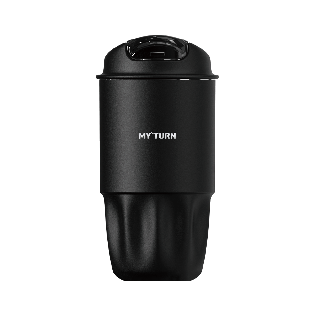 MY TURN Premium Insulated Coffee Cup – 316 Stainless Steel, Leak-Proof, One-Hand Operation, 260ml/450ml (Award-Winning Design for Car & Travel)