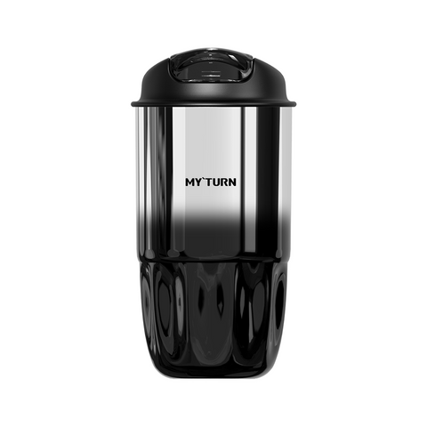 MY TURN Premium Insulated Coffee Cup – 316 Stainless Steel, Leak-Proof, One-Hand Operation, 260ml/450ml (Award-Winning Design for Car & Travel)