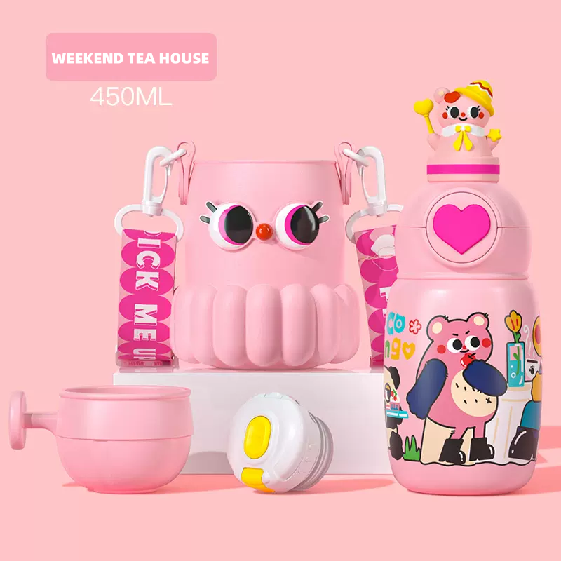 Coco Mango vacuum cup love heart mug 450ml