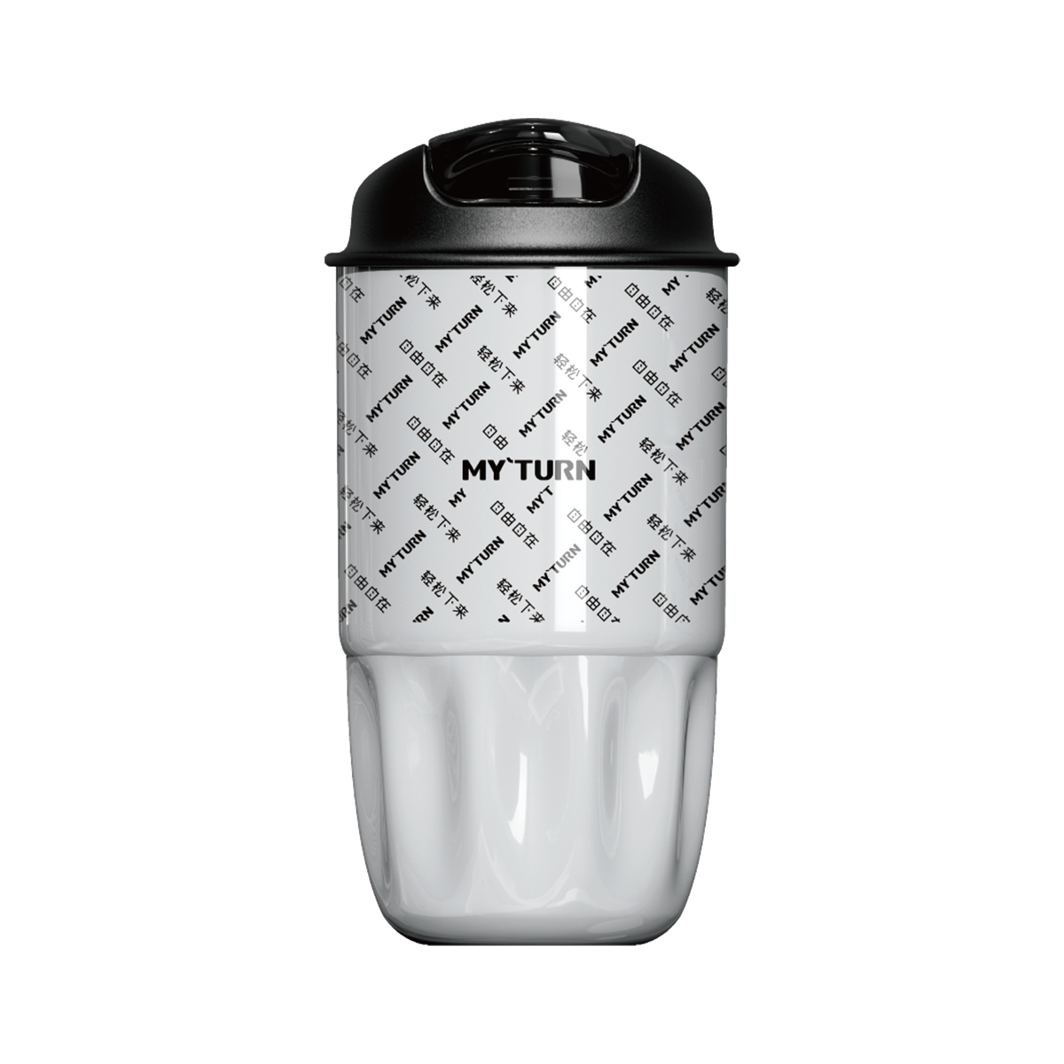 MY TURN Premium Insulated Coffee Cup – 316 Stainless Steel, Leak-Proof, One-Hand Operation, 260ml/450ml (Award-Winning Design for Car & Travel)