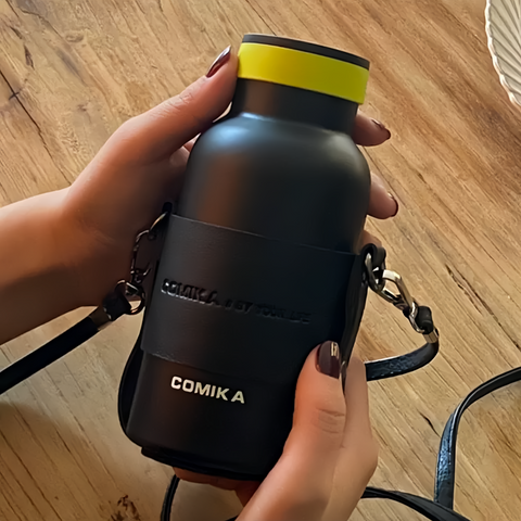 COMIKA Swire Cup Thermal Bottle 360ml Vacuum Insulated Bottle Stainless Steel Coffee Cup