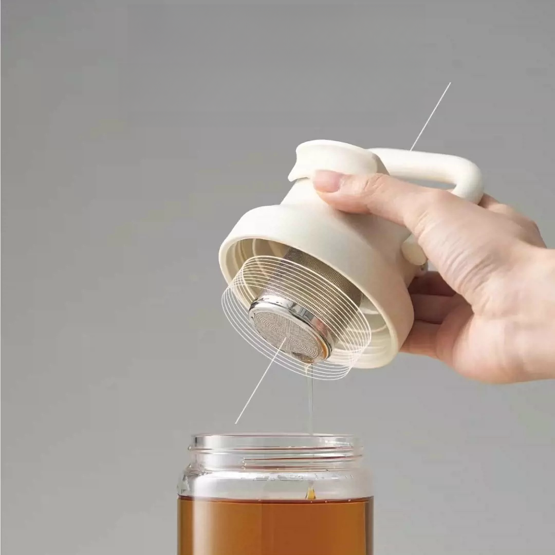 Holoholo LIULIU Tea Cup Office Water Drinking Bottle Portable with Tea Infuser