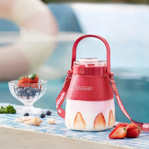 Morphy Richards Juicer Maker Portable Juice Blender Outdoor 3000mAh Rechargeable Wireless Camping Water Bottle MR9806