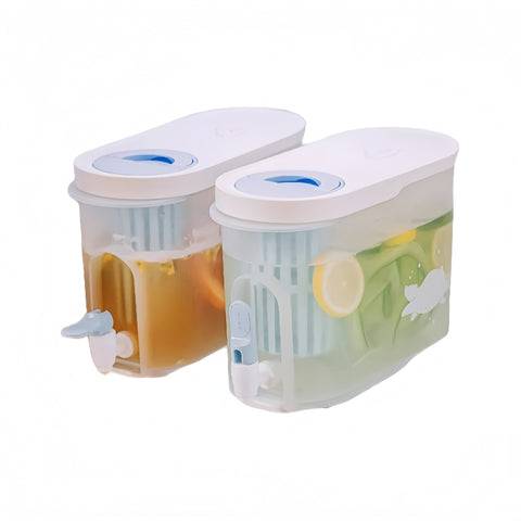 3.9L refrigerator water pitcher with dual filter and spout