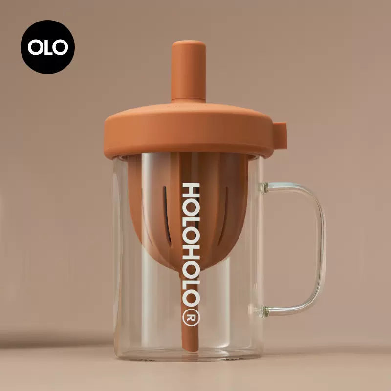 HOLOHOLO ACORN GLASS CUP WITH TEA FILTER 600ml & 1000ml