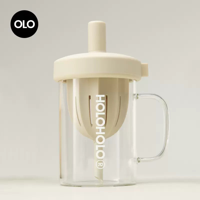 HOLOHOLO ACORN GLASS CUP WITH TEA FILTER 600ml & 1000ml