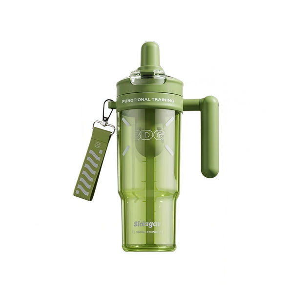 Sidagar 1100ml Tritan Gym Straw Water Bottle