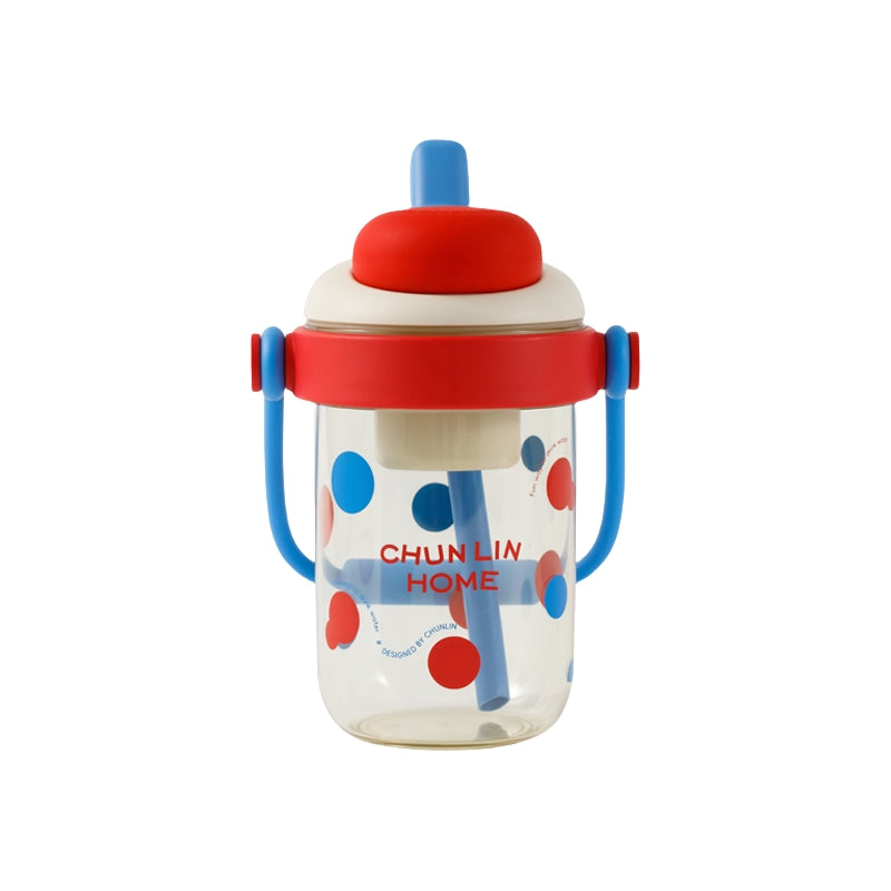 KAQI 720mL Tritan Water Cup with Snack Storage and Silicone Handle