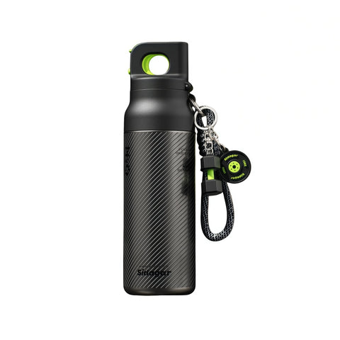 Sidagar 620ml Insulated Water Bottle, 316 Stainless Steel Tumbler with Dual Lid 