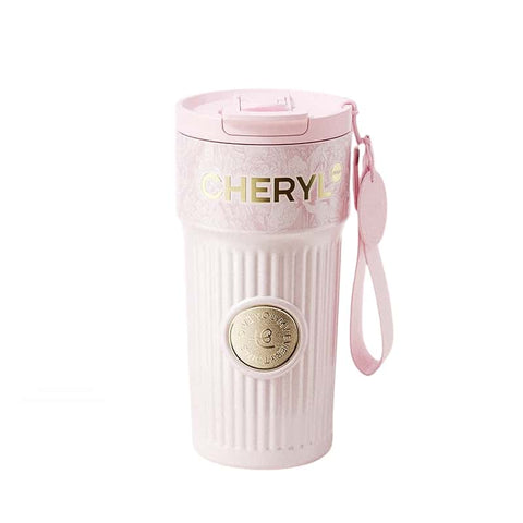 SIDAGAR All Things Grow Triple Lid Ceramic Coated Vacuum Insulated Coffee Mug
