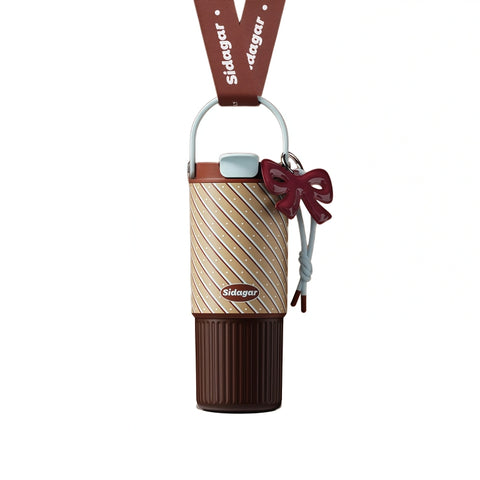 Sidagar Caramel Dessert Collection — Coquette Ceramic-Lined Insulated Tumbler