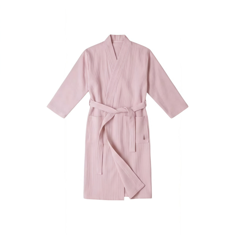 KRRAMEL Chenille Series Waffle Weave Kimono Bathrobe for Women