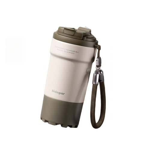 Sidagar Large Ceramic-Lined Dual-Drink Travel Bottle