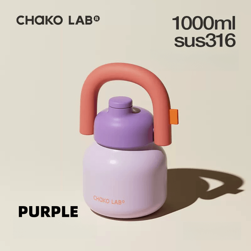 CHAKOLAB 1000ML LinLin Thermal and Cold Insulation Bottle - Portable Straw Bottle