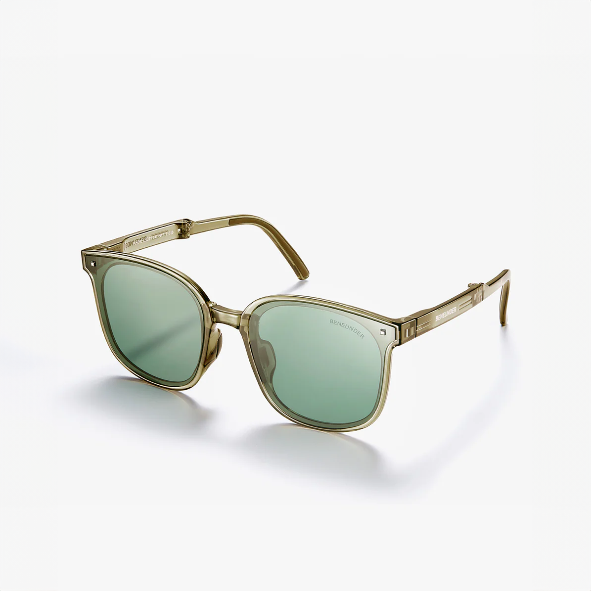 BENEUNDER Folding Sunglasses for Men and  Women - Acetate Frame Polarized UV400 Protection
