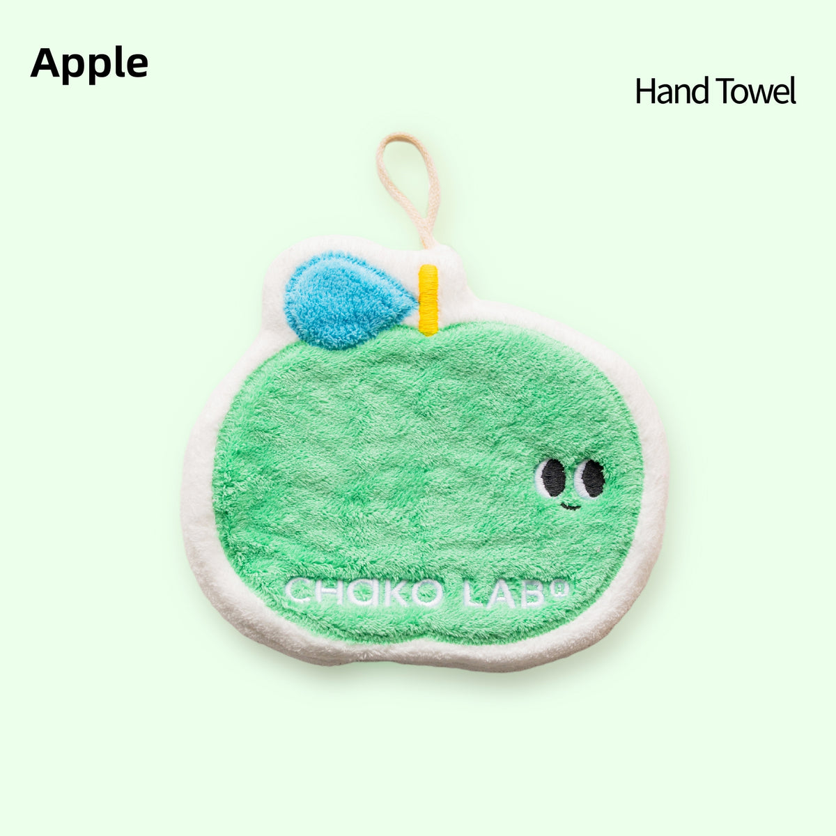 CHAKO LAB CloudTouch Hand Towel - Ultra Soft Coral Fleece, 3s Absorb 0.5L Water, with Hanging Loop (325x150mm)