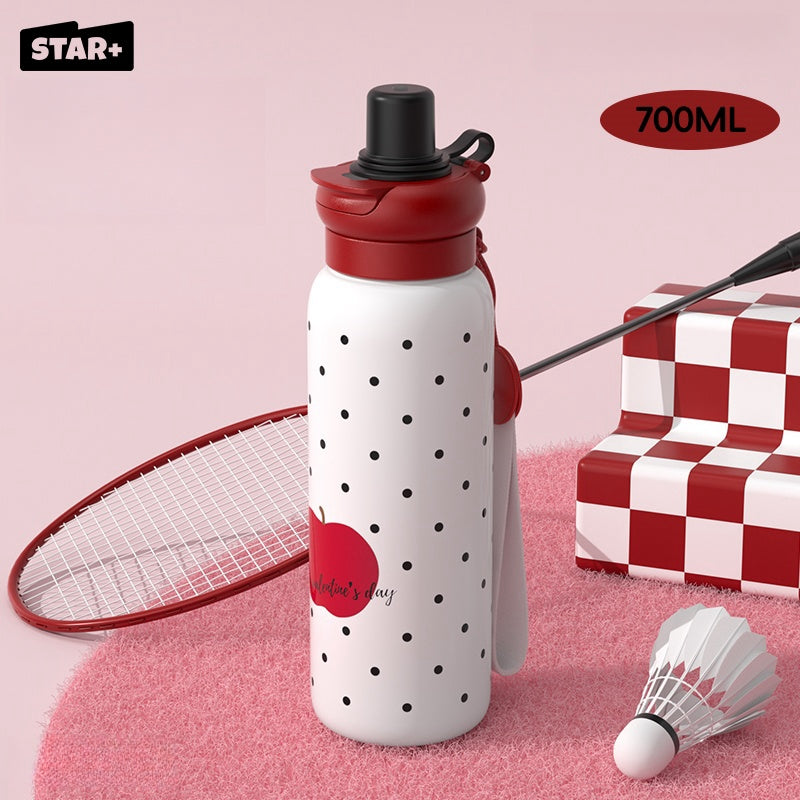 STAR+ Stylish 700ml Stainless Steel Insulated Water Bottle - Leak-Proof & Portable