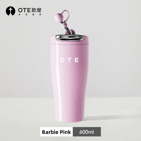 OTE Torch 600ml Insulated Tumbler with Straw – SUS316 Stainless Steel Vacuum Cup | Dual-Mode Lid (Straw & Direct Sip), Leakproof, 6H Hot & Cold Retention, BPA-Free, 5 Colors