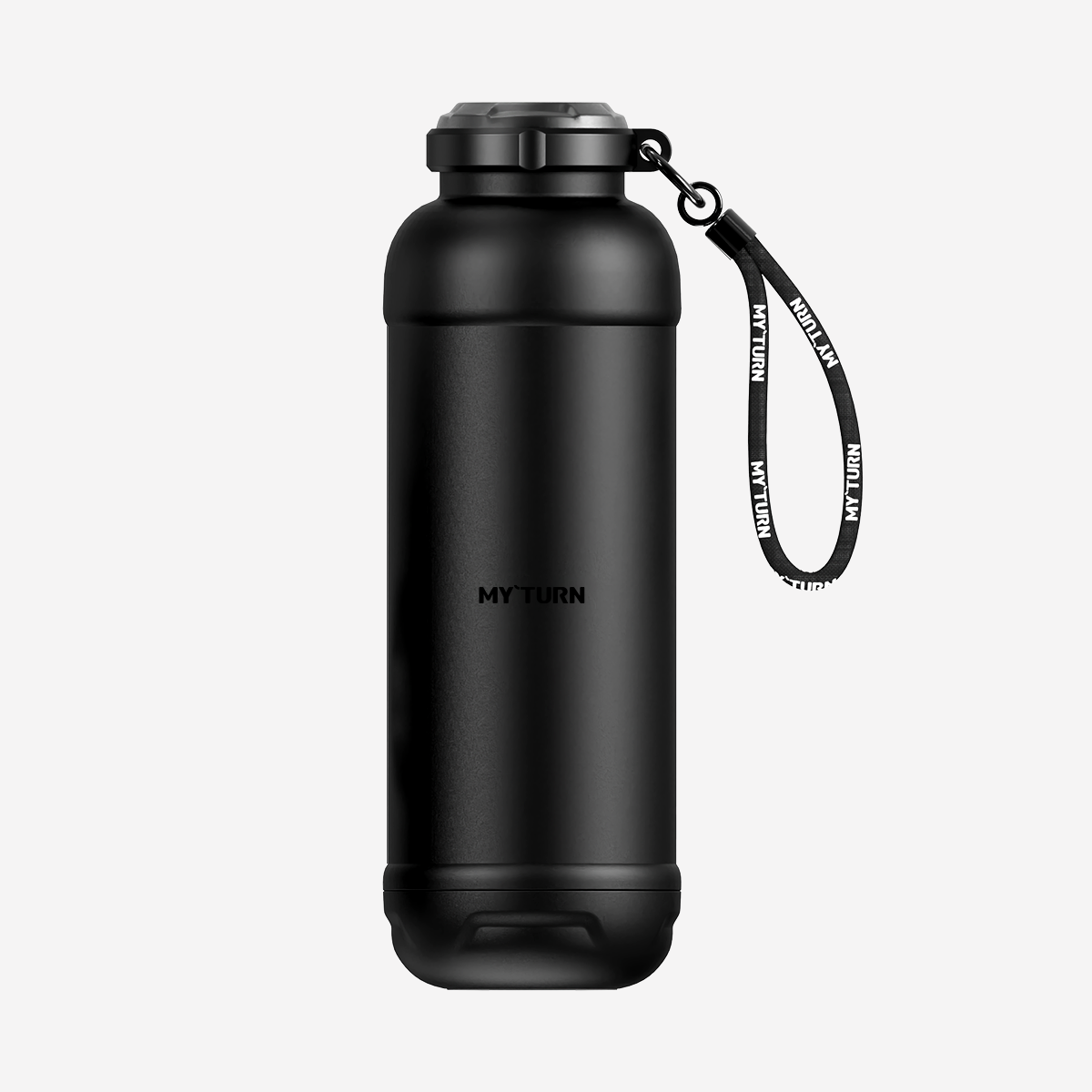 MYTURN N1 Outdoor Insulated Stainless Steel Water Bottle – 12H Hot & 4H Cold, Leak-Proof, Durable Travel Thermos with Ergonomic Handle