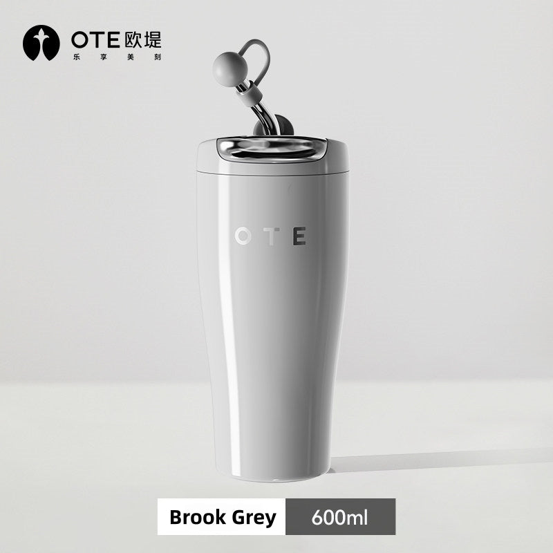 OTE Torch 600ml Insulated Tumbler with Straw – SUS316 Stainless Steel Vacuum Cup | Dual-Mode Lid (Straw & Direct Sip), Leakproof, 6H Hot & Cold Retention, BPA-Free, 5 Colors