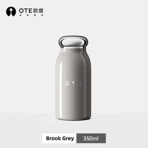 OTE 350ml/500ml Insulated Milk Cup, Italian Retro Vacuum Flask, SUS316 Seamless Liner, Leak-Proof Water Bottle for Kids & Adults, 6H Heat Retention, BPA-Free, 4 Colors