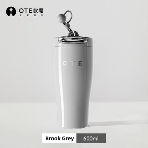 OTE Torch 600ml Insulated Tumbler with Straw – SUS316 Stainless Steel Vacuum Cup | Dual-Mode Lid (Straw & Direct Sip), Leakproof, 6H Hot & Cold Retention, BPA-Free, 5 Colors