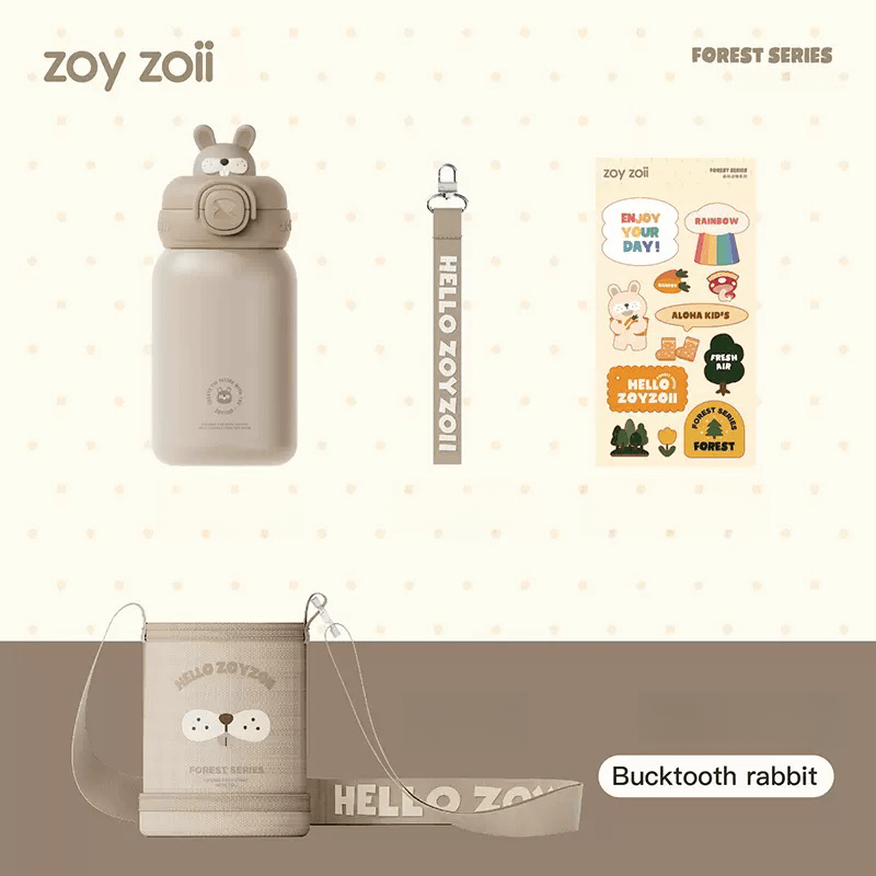 ZOYZOII Forest animal series thermos cup E8