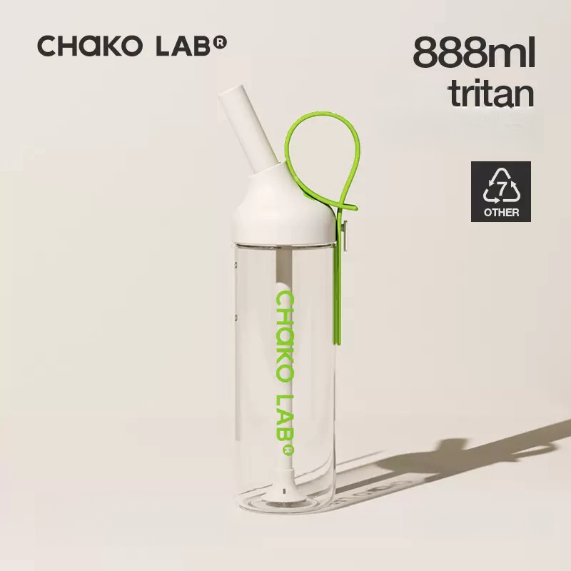 Chakolab 888ml Large-capacity Summer Sports JOJO Straw Bottle New 2024