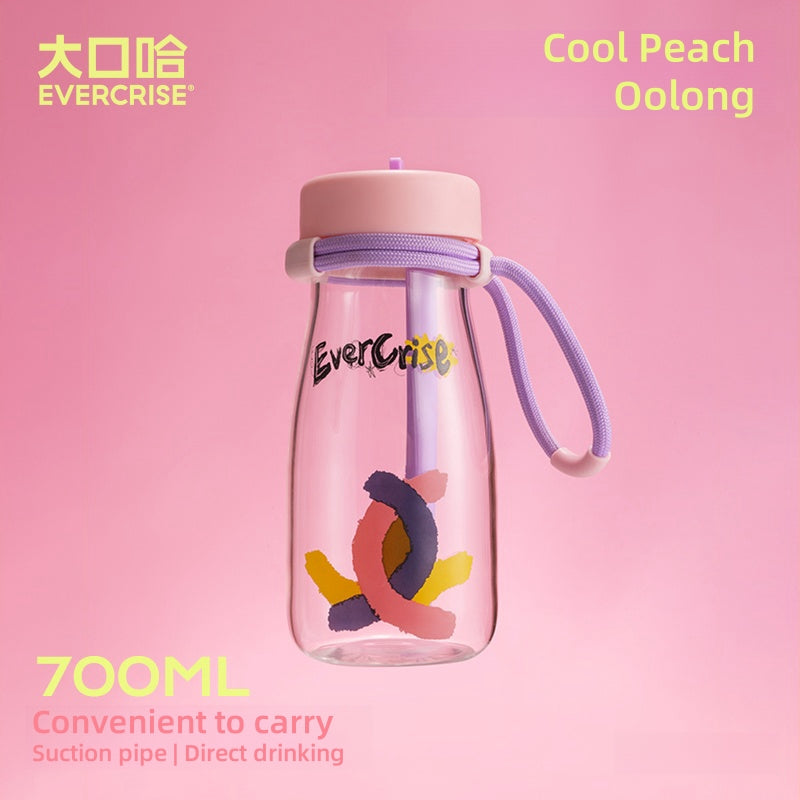 EverCrise 700ml Leak-Proof Wide Mouth Water Bottle – Stylish, Durable, and Convenient for Hot & Cold Drinks